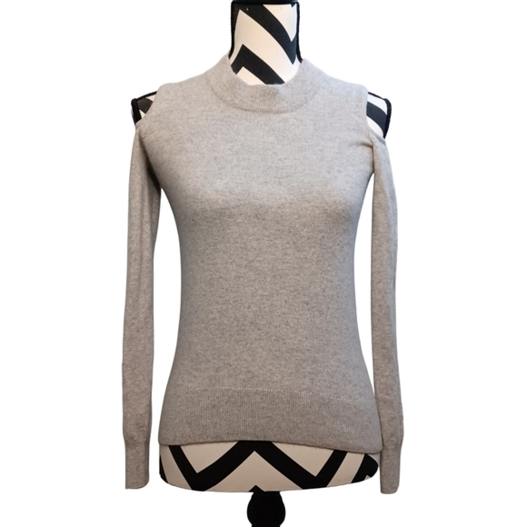 Veronica Beard 100% Cashmere Cold-Shoulder Jumper Sweater - Picture 1 of 11